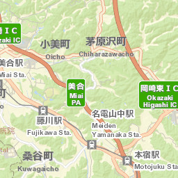 Okazaki-shi Street Map