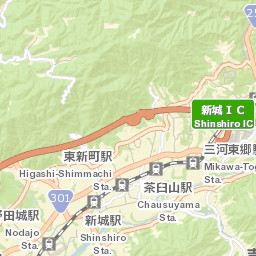 Shinshiro Street Map
