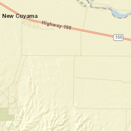 New Cuyama California Street Map