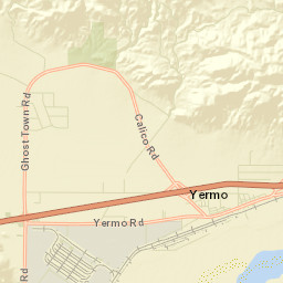 Yermo California Street Map
