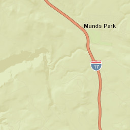 Munds Park Arizona Street Map