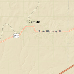 27073 US-277 Cement OK 73017 Street Map
