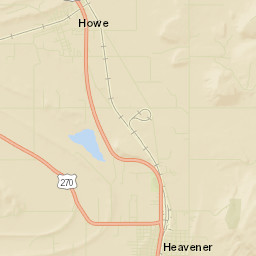 Heavener Street Map