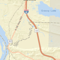 Palarm Arkansas Street Map