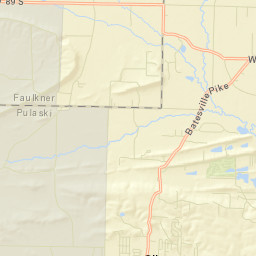 Olmstead Arkansas Street Map