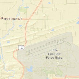 Warsaw Arkansas Street Map