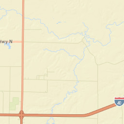 Hallsville Arkansas Street Map