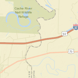 Brasfield Arkansas Street Map