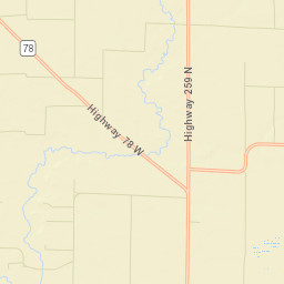 South Plains Arkansas Street Map