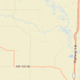 Wrightland Arkansas Street Map