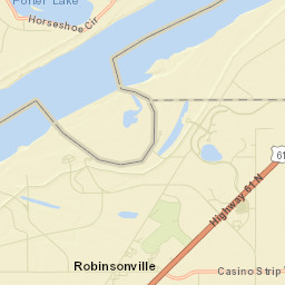 11342-11522 Old Highway 61 North, Robinsonville, MS Street Map