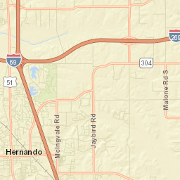 973 Green T Lake West Hernando MS Street Map