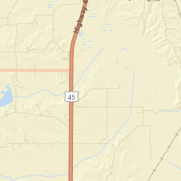 Alcorn County Street Map