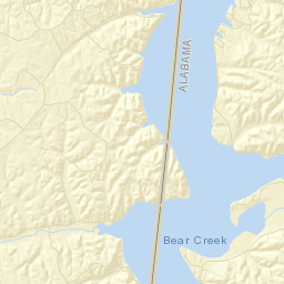 Riverton Alabama Street Map