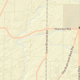 Harvest Alabama Street Map