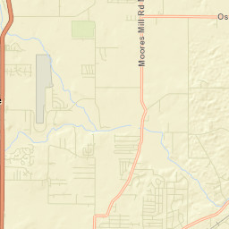 Meridianville Alabama Street Map