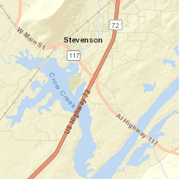 Haynes Crossing Alabama Street Map