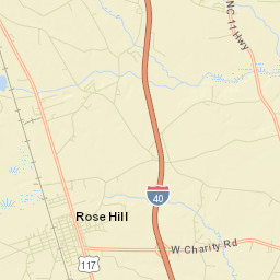 Rose Hill Street Map