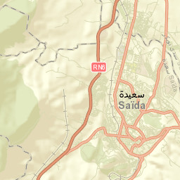 Saïda Street Map