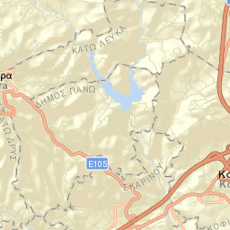 Kofínou Street Map