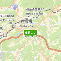 Shōbara Street Map