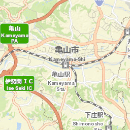 Kameyama Street Map
