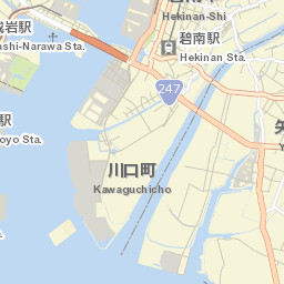 Hekinan Street Map