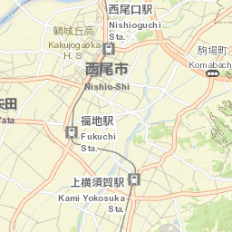 Nishio-shi Street Map