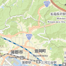 Gamagōri Street Map
