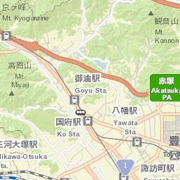 Toyokawa-shi Street Map