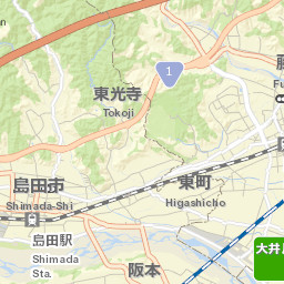 Shimada Street Map