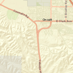 Orcutt California Street Map