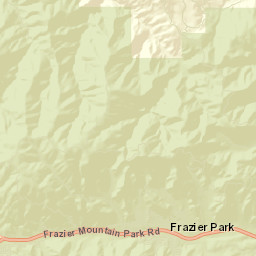 Frazier Park California Street Map
