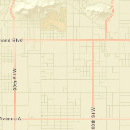 Willow Springs California Street Map