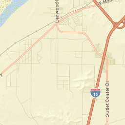 Lenwood California Street Map