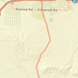 Barstow Heights Street Map