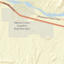 Nebo California Street Map