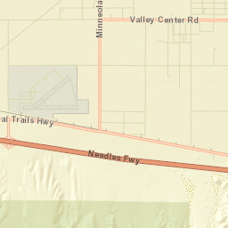Minneola California Street Map