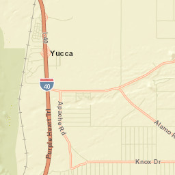 Yucca Arizona Street Map