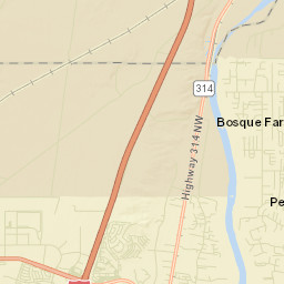 Bosque Farms Street Map