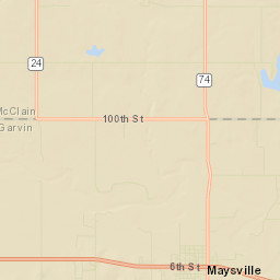 Maysville Street Map