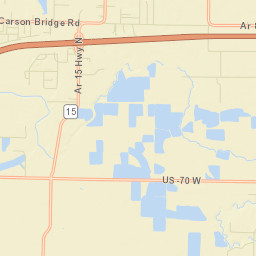 Union Valley Arkansas Street Map