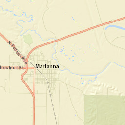 Marianna Arkansas Street Map