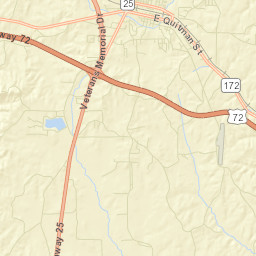 Mississippi 25, Iuka, MS 38852, USA Street Map