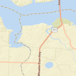 Red Bank Alabama Street Map