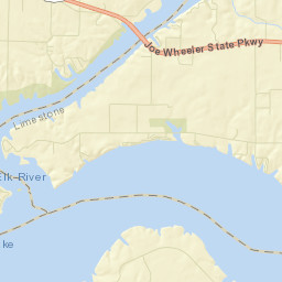 Dells Vista Shores Alabama Street Map