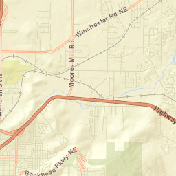 Mercury Alabama Street Map