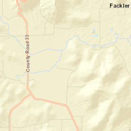 Carns Alabama Street Map