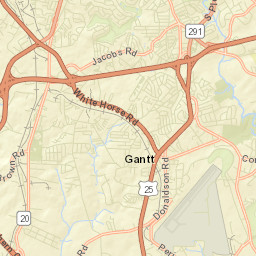Gantt Street Map