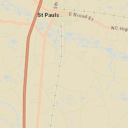 Saint Pauls Street Map